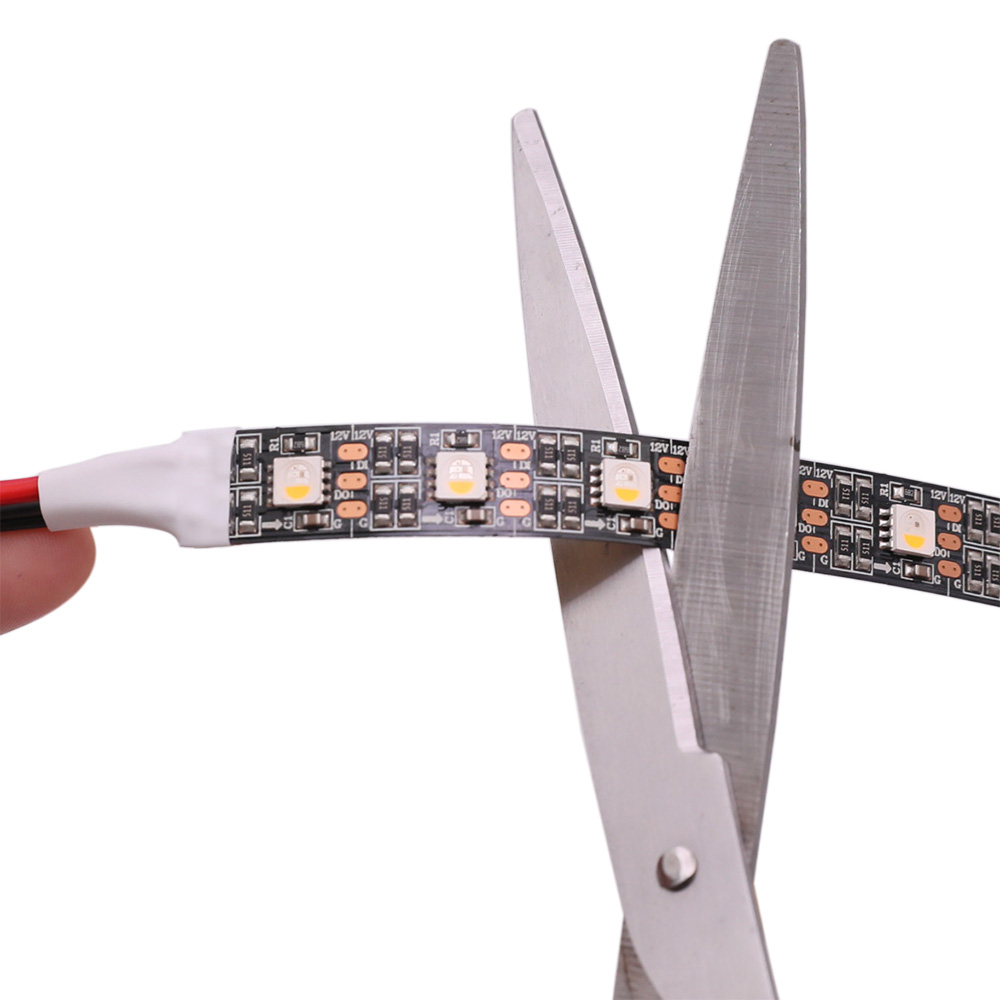 DC12V SK6812 Individually Addressable RGBW LED Strip Light Black Board DC12V SK6812 Individually Addressable RGBW LED Strip Light Black Board